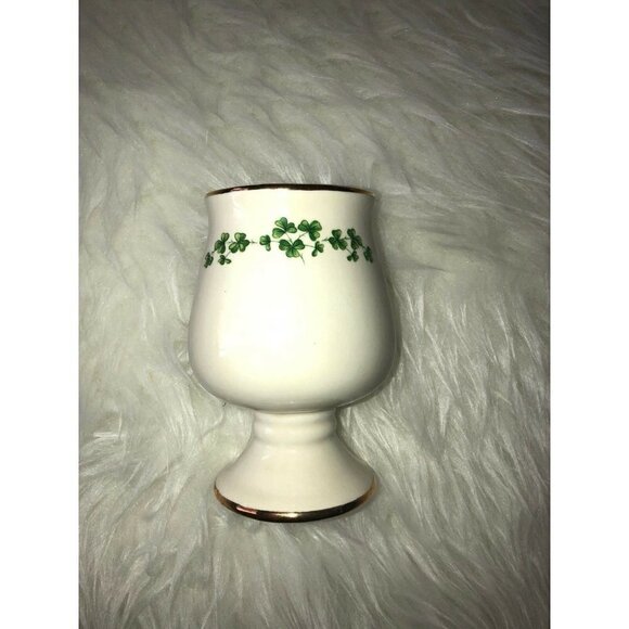 CARRIGCRAFT CARRILANE Irish Coffee Cup Country Cork Gold Trim Made in Ir… - Picture 2 of 5
